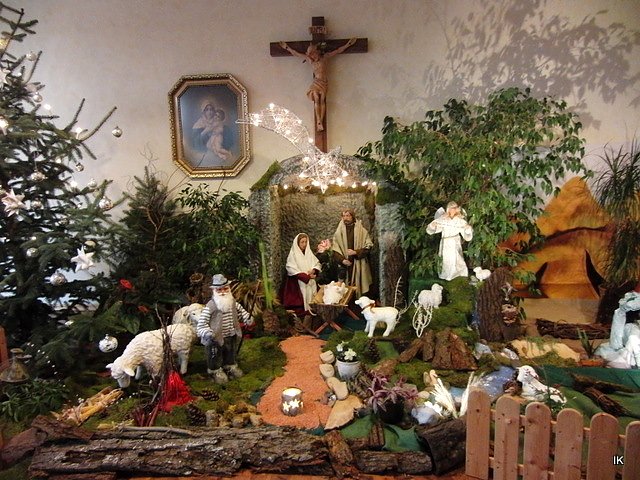 Krippe im Kleinen Paradies Heiligenstadt (Foto: Ilka Kühn) Krippe im Kleinen Paradies Heiligenstadt (Foto: Ilka Kühn)