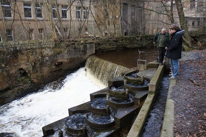 Die Fischtreppe an der alten Schokoladenfabrik Friedel in Wernigerode (Foto: Prof. Axel St&ouml;dter)