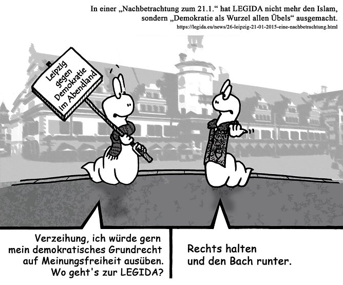 Cartoon (Foto: R. Winter)