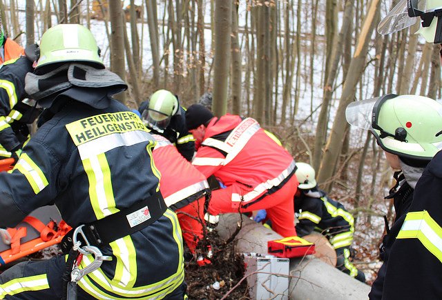 Forstunfall (Foto: Feuerwehr Heiligenstadt)