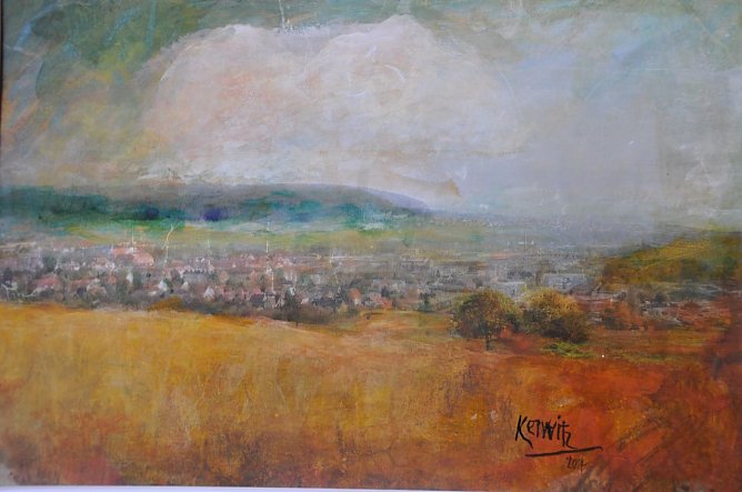 Gemälde (Foto: Klaus-Dieter Kerwitz: Blick auf Worbis ) Gemälde (Foto: Klaus-Dieter Kerwitz: Blick auf Worbis )