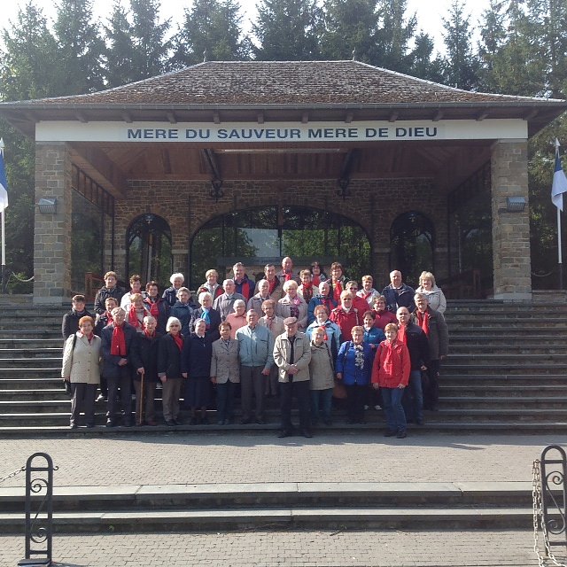 Pilger in Banneux (Foto: Pfr. Haase)