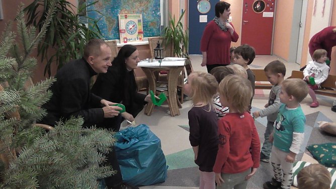 Zu Besuch in Kindergärten (Foto: Ilka Kühn) Zu Besuch in Kindergärten (Foto: Ilka Kühn)