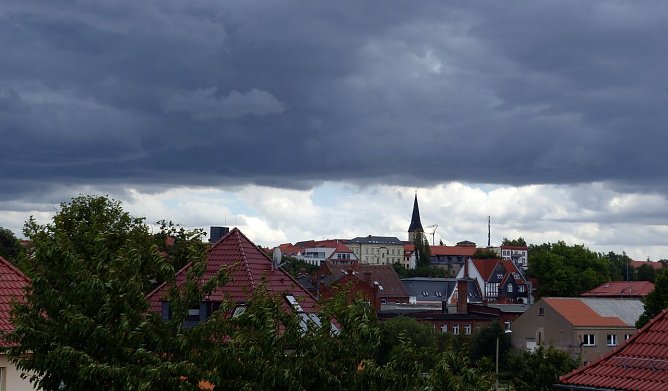 Die Aufnahme entstand gestern Nachmittag in Nordhausen (Foto: nnz)