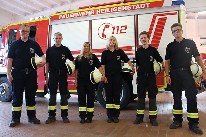 F&uuml;nf neue (Foto: Feuerwehr Heiligenstadt)