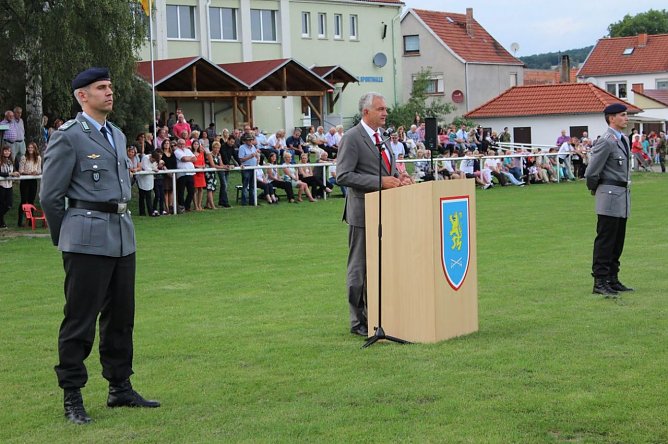 Feierliche Vereidigung in Berka (Foto: Karl-Heinz Herrmann)