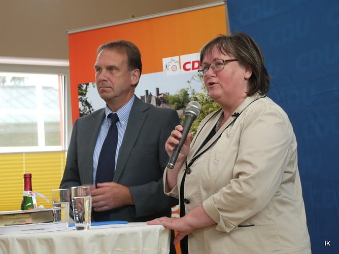 Dieter Althaus und Christina Tasch (Foto: Ilka K&uuml;hn)