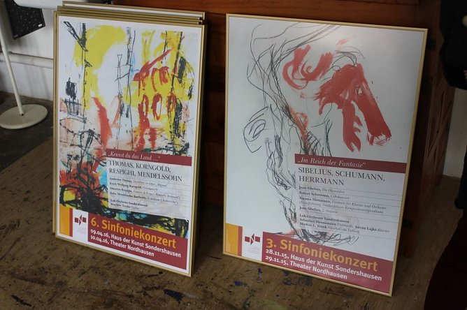 Die besondere Plakataktion (Foto: Karl-Heinz Herrmann) Die besondere Plakataktion (Foto: Karl-Heinz Herrmann)