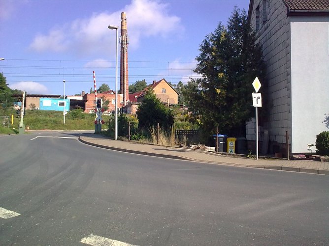 Bahnübergang (Foto: Elke Sagorski) Bahnübergang (Foto: Elke Sagorski)