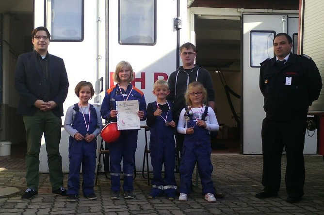 Die J&uuml;ngsten von Worbis auf Platz 1 (Foto: Michael Apel)