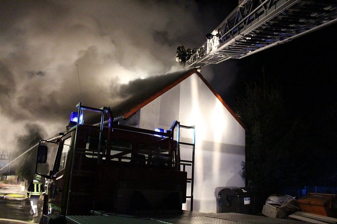 Brand in Arenshausen (Foto: Feuerwehr Heiligenstadt)