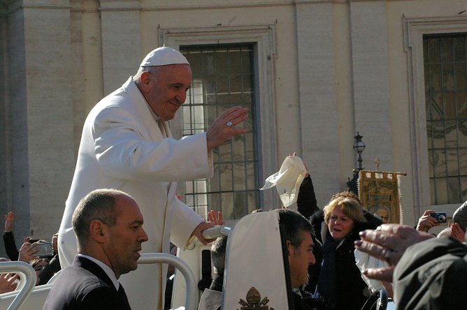 Papst Franziskus (Foto: Ilka K&uuml;hn)
