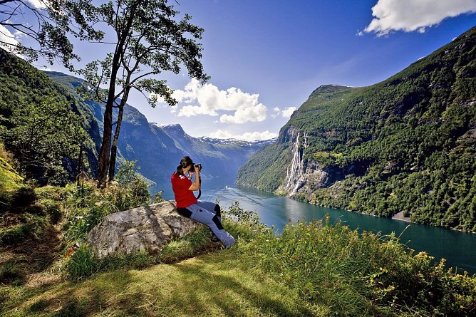Geiranger (Foto: Sandra Butscheike und Steffen Mender )