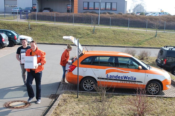 Landeswelle zu Besuch (Foto: Gisela Reinhardt) Landeswelle zu Besuch (Foto: Gisela Reinhardt)