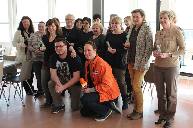 Landeswelle zu Besuch (Foto: Ilka Kühn) Landeswelle zu Besuch (Foto: Ilka Kühn)