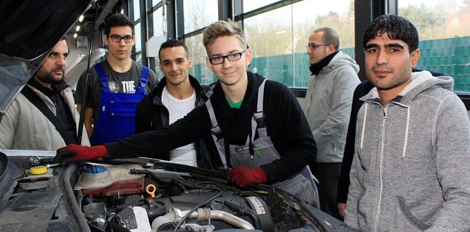 Sie wollen was dazulernen und sind doch erst am Anfang (Foto: Autohaus Peter)