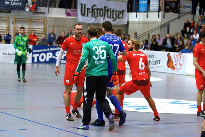 Derby in der Halle (Foto: Bernd Peter)
