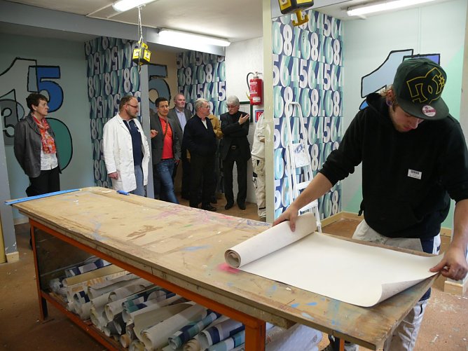 bei den Malern (Foto: Ilka Kühn) bei den Malern (Foto: Ilka Kühn)