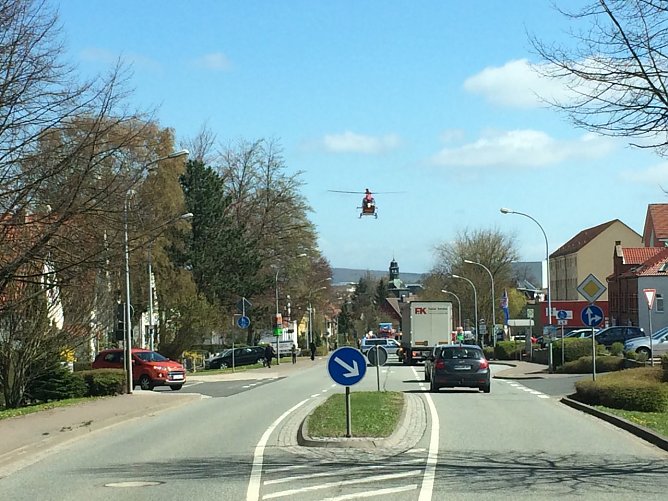 Unfall in Leinefelde (Foto: Alex Kühn) Unfall in Leinefelde (Foto: Alex Kühn)