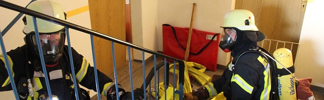 Übung (Foto: Feuerwehr Heiligenstadt) Übung (Foto: Feuerwehr Heiligenstadt)