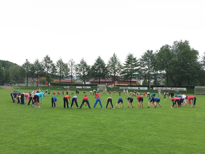 Warmmachen (Foto: Sabine Funke)