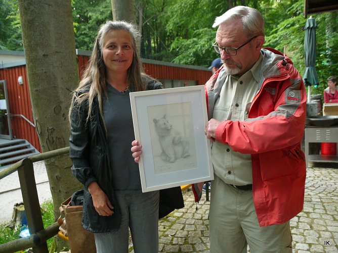 Annekatrin Mehlan und Dr. Liptow (Foto: Ilka K&uuml;hn)
