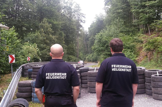 Feuerwehreinsatz Iberg-Rennen (Foto: Feuerwehr Heiligenstadt)