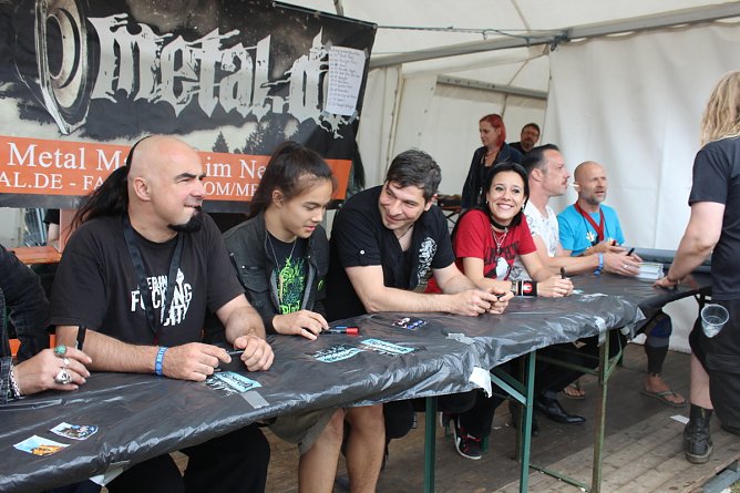 Autogrammstunde (Foto: Stefan Peter)