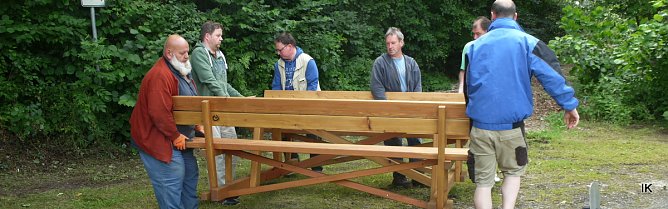 Neue Sitzgruppen (Foto: Ilka Kühn) Neue Sitzgruppen (Foto: Ilka Kühn)