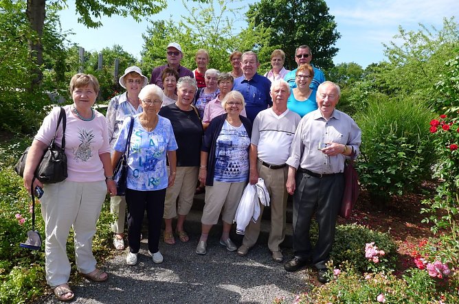 Besuch des Rosariums (Foto: Werner Probst)