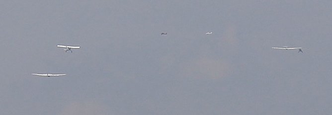 Segelflieger am Himmel Nordth&uuml;ringens (Foto: Karl-Heinz Herrmann)