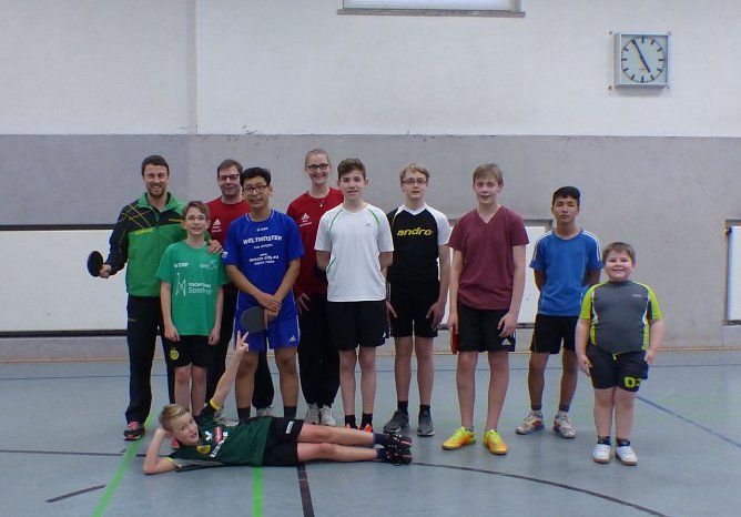 Erinnerungsfoto (Foto: Abt. Tischtennis)