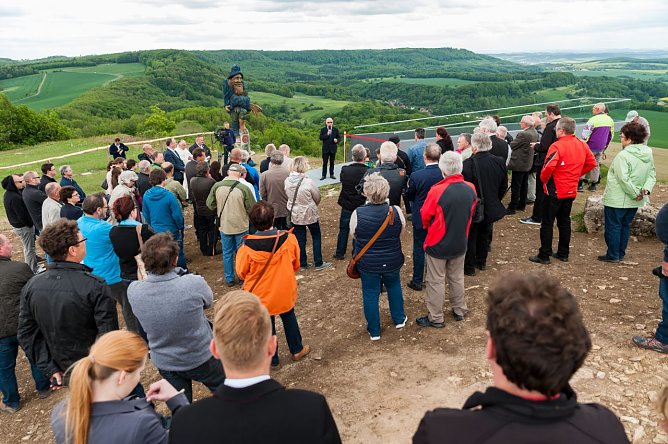 Einweihung Aussichtsplattform (Foto: Leader)