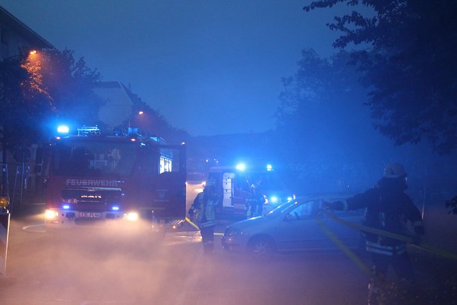Starke Rauchentwicklung (Foto: Feuwerwehr Heilibad Heiligenstadt) Starke Rauchentwicklung (Foto: Feuwerwehr Heilibad Heiligenstadt)