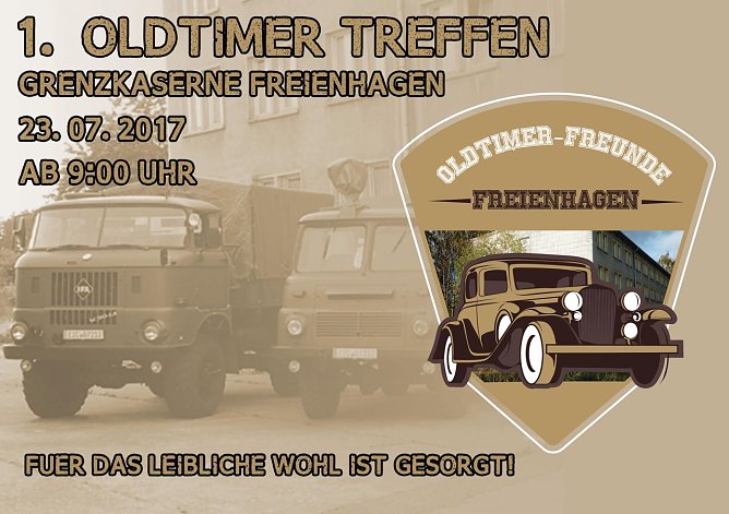 Plakat (Foto: Oldtimer Freunde) Plakat (Foto: Oldtimer Freunde)