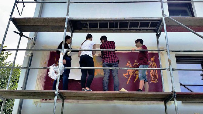 Graffitiprojekt (Foto: Hackel)