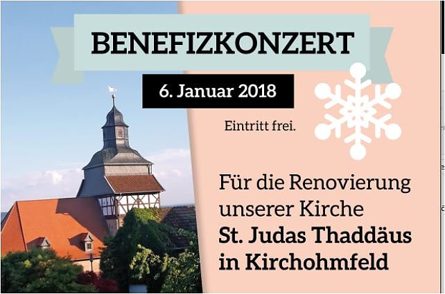 Benefikoznert f&uuml;r Renovierung (Foto: Kirchohmfeld)