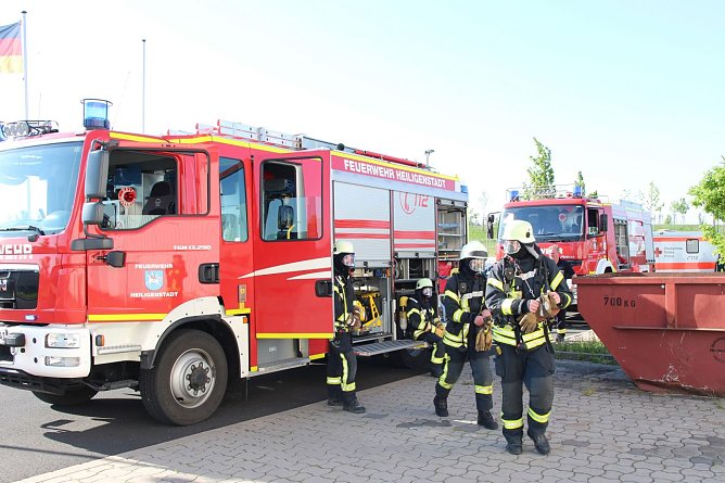 Feuerwehr im Einsatz (Foto: Feuerwehr Heiligenstadt) Feuerwehr im Einsatz (Foto: Feuerwehr Heiligenstadt)