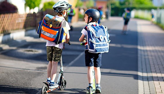 Mit Sicherheit in die Schule (Foto: AvD)