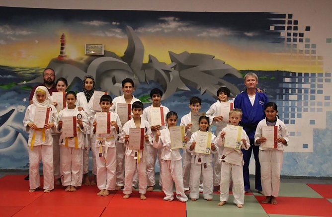 Nach der Prüfung (Foto: Karin Eckert) Nach der Prüfung (Foto: Karin Eckert)