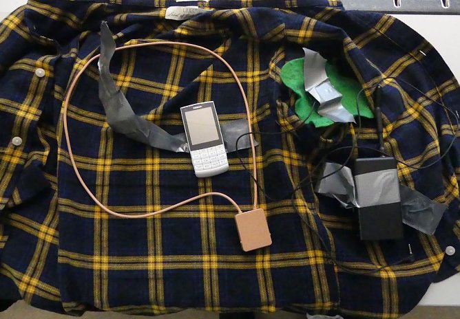 Verkabelt (Foto: Polizei Soest)