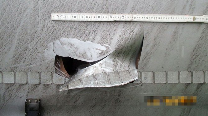 Aufgeschlitzt (Foto: API)