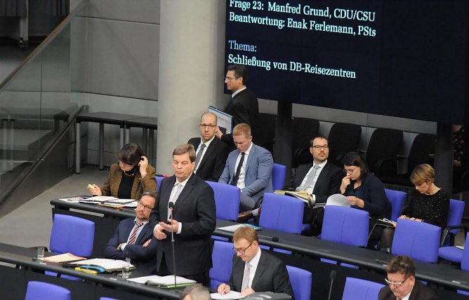 Im Bundestag (Foto: M. Grund)
