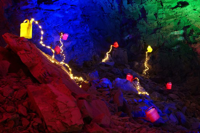 World of Lights - Lichterwelten (Foto: Barbarossahöhle) World of Lights - Lichterwelten (Foto: Barbarossahöhle)