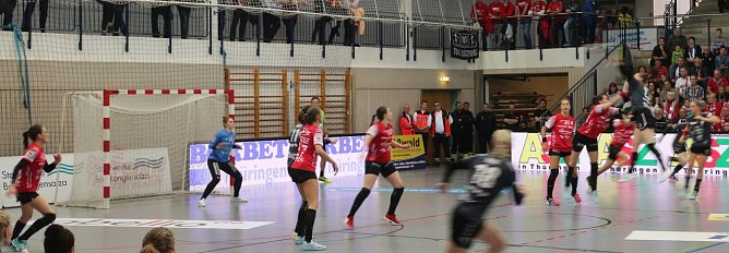 Thüringer HC gegen TSC Bayer 04 Leverkusen (Foto: Angelo Glashagel) Thüringer HC gegen TSC Bayer 04 Leverkusen (Foto: Angelo Glashagel)