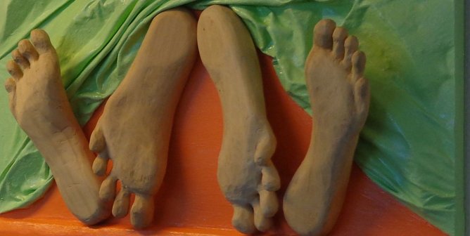 Kontraste in der Galerie (Foto: Hans-Georg Backhaus)