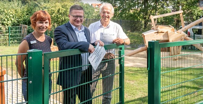 Neuer Spielplatz (Foto: Elke Sagorski)
