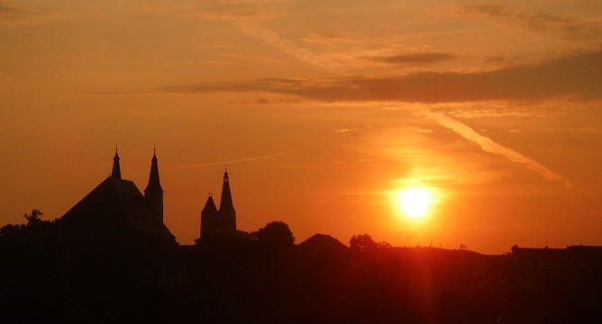 Sonnenaufgang in Nordhausen am 27. August (Foto: Bernd Thielbeer)