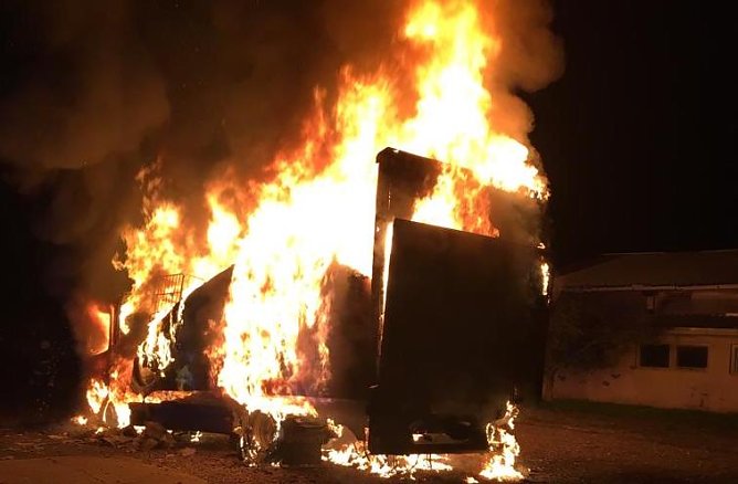 Brandanschlag (Foto: privat)