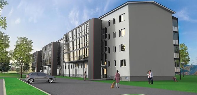 Sanierter Wohnblock (Foto: WVL)